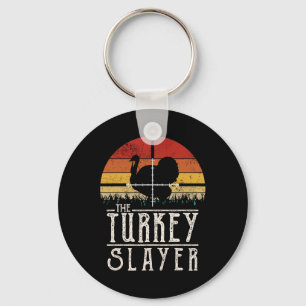 Porte-clés Vintage Sunset Retro Style Turkey Hunting Turkey S