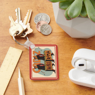 Porte-clés Vintage Travel Bellhops Hôtel Roma, Cadix, Espagne