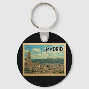 Porte-clés Vintage voyage de Madrid Espagne