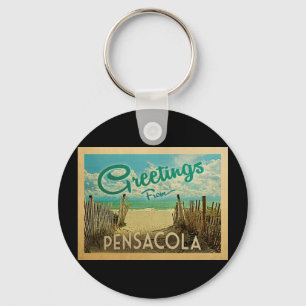 Porte-clés Vintage voyage de plage Pensacola