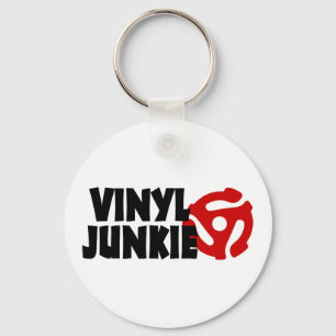 Porte-clés Vinyl Junkie