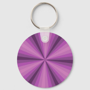 Porte-clés Violet Illusion d'Optique