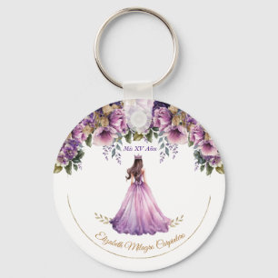 Porte-clés Violet Lilac Quinceañera Porte - clé