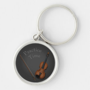 Porte-clés Violon miniature & Bow à l'intérieur personnalisé