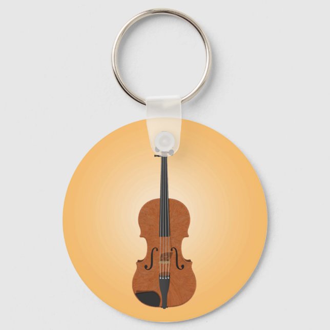 Porte-clés Violon : Modèle 3D : Porte - clé (Recto)