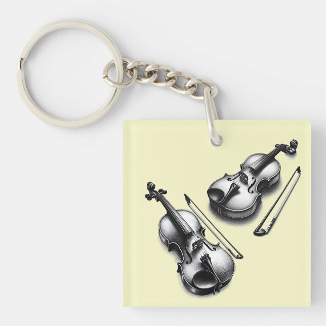 Porte-clés Violons (Devant)