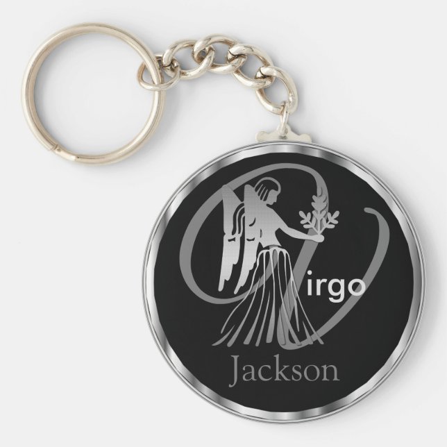 Porte-clés Virgo ♍ la Vierge - SIGNE Zodiaque (Devant)