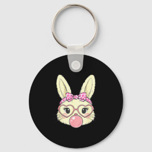 Porte-clés Visage de Lapin Mignon pour Femmes Filles Enfants 