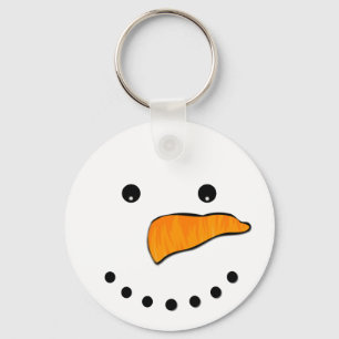 Porte-clés Visage de neige
