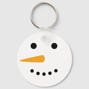 Porte-clés Visage de neige