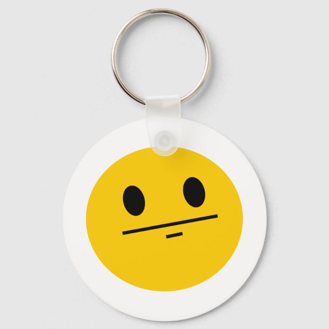 Porte-clés Visage de poker (Recto)