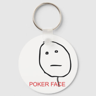 Porte-clés Visage de poker