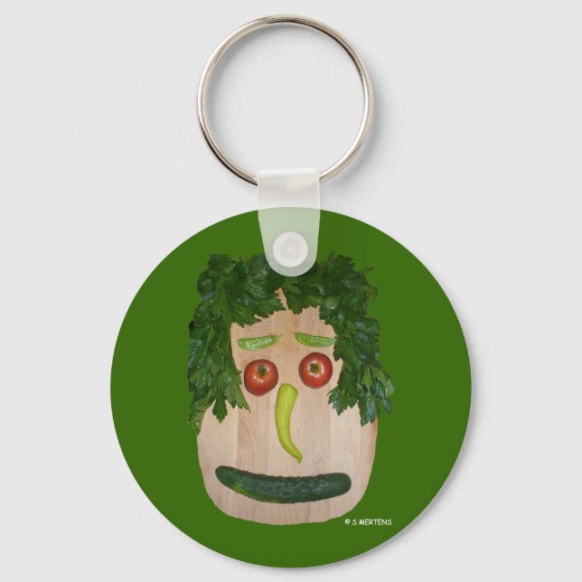 Porte-clés Visage de Veggie (Recto)