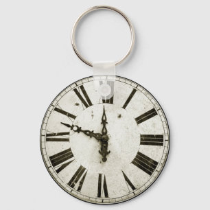 Porte-clés Visage d'horloge