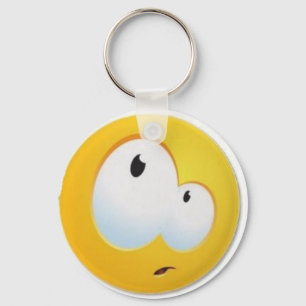 Porte-clés visage drôle