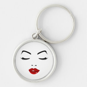 Porte-clés Visage élégant