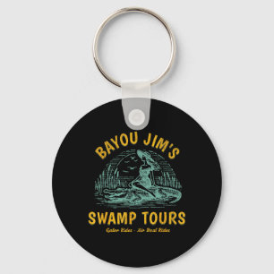 Porte-clés Visites de marais de Pin-Up Girl Bayou Alligator