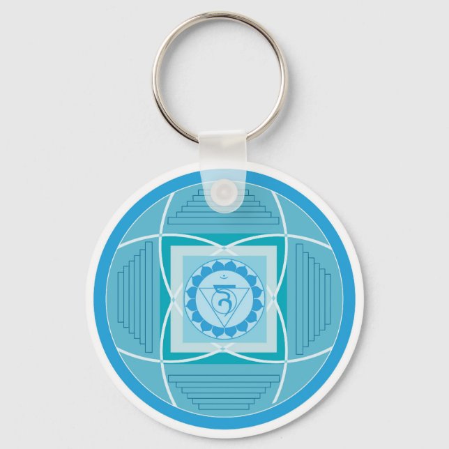 Porte-clés Visuddha Chakra (Recto)