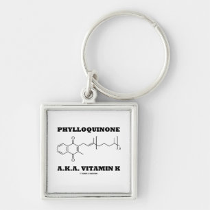 Porte-clés Vitamine K (molécule chimique) de Phylloquinone