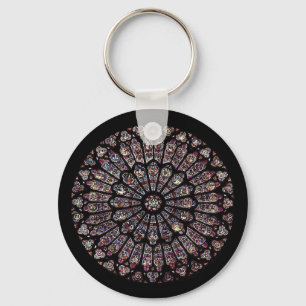 Porte-clés Vitre Notre Dame de Paris Fenêtre Nord, Paris