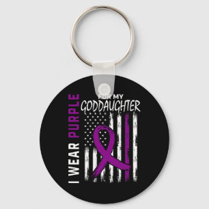 Porte-clés Vive Godgirl Pancréatique Cancer