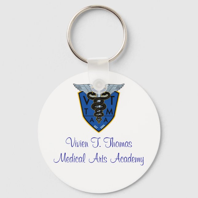 Porte-clés Vivien T. Thomas Académie Médicale des arts (Recto)