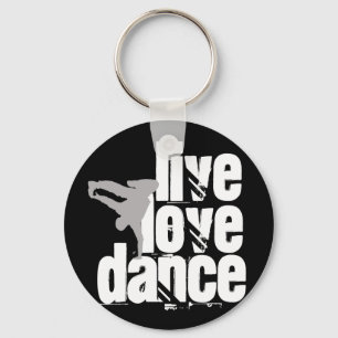 Porte-clés Vivre, Amour, Danse