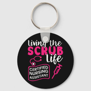 Porte-clés Vivre La Vie Des Scrubs _ Assistante Infirmière Ce