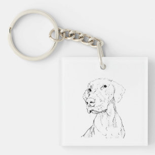 Porte-clés Vizsla – Cadeau minimaliste de porte-cl