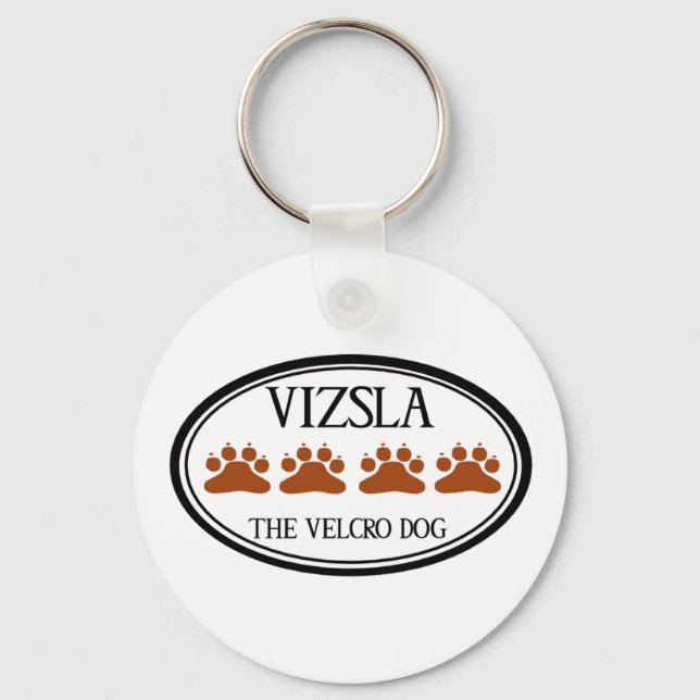 Porte-clés Vizsla Le porte - clé de chien Velcro (Recto)