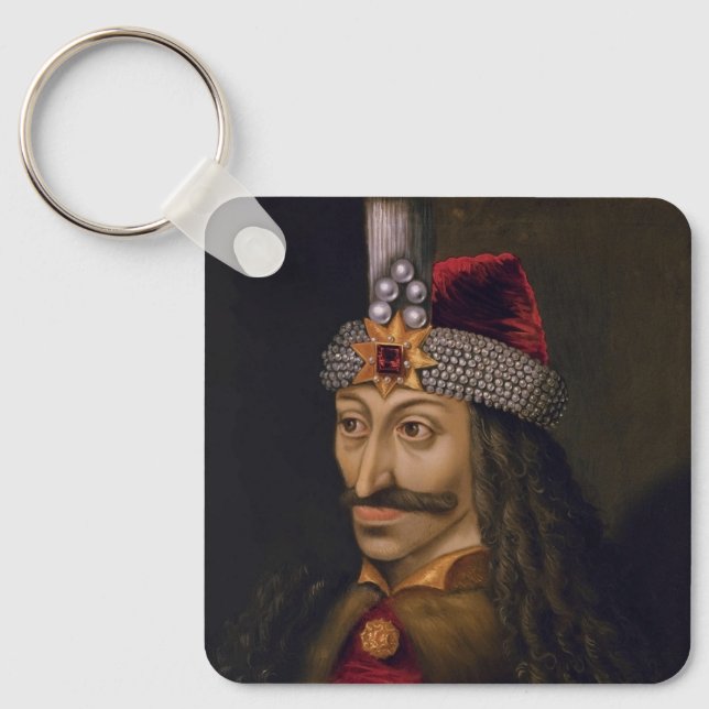 Porte-clés Vlad Tepes Dracula Impaler Voivode de Wallache (Recto)