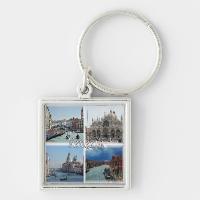 Porte-clés VNT024 VENISE, Mosaïque, Vénétie, Italie, (Devant)