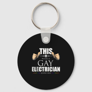 Porte-clés Voici À Quoi Ressemble Un Électricien Gay