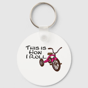 Porte-clés Voici Comment je roule Tricycle