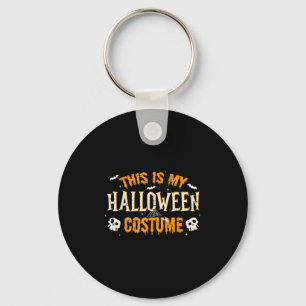 Porte-clés Voici Mon Costume D'Halloween Hommes Femmes Drôle