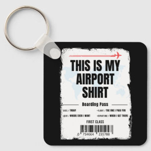 Porte-clés Voici My Airport Shirt Family Travel