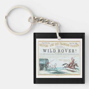 Porte-clés Voilier clipper Wild Rover