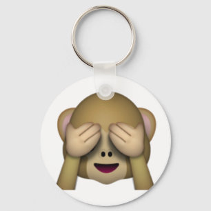 Porte-clés Voir No Evil Monkey - Emoji