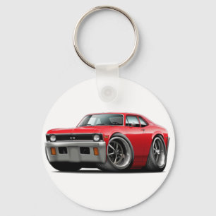 Porte-clés Voiture 1971-72 de rouge de nova