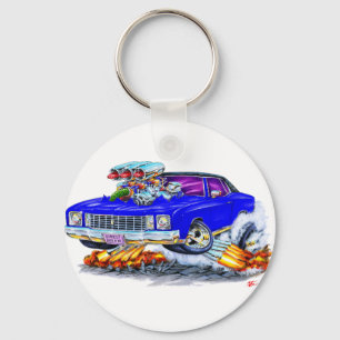 Porte-clés Voiture 1972 de bleu de Monte Carlo