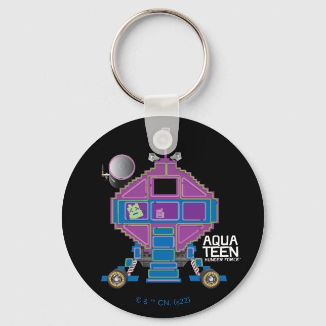 Porte-clés Voiture Aqua Ado Hunger Force Mooninites (Recto)