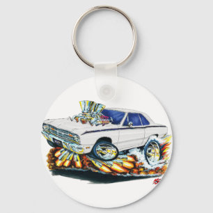 Porte-clés Voiture blanche Dodge Dart 1968-71