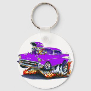 Porte-clés Voiture Chevy Belair Purple 1957