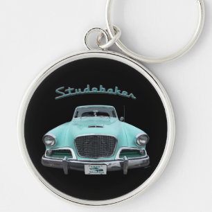 Porte-clés Voiture classique Vintage Studebaker Silver Hawk 1