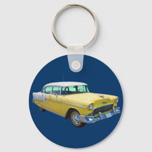 Porte-clés Voiture d'antiquité Chevrolet Bel Air 1955