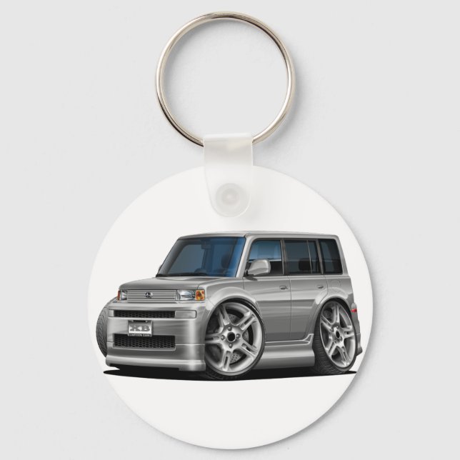 Porte-clés Voiture d'argent Scion XB (Recto)