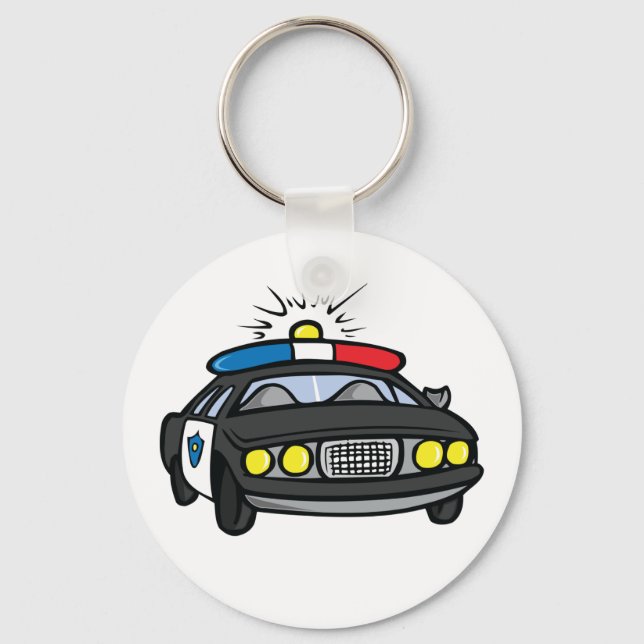 Porte-clés Voiture de police (Recto)