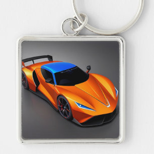 Porte-clés Voiture de sport élégante au design moderne