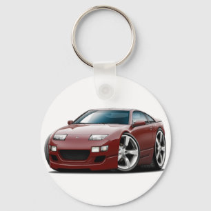 Porte-clés Voiture Nissan 300ZX Maroon