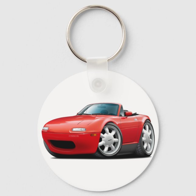 Porte-clés Voiture rouge Miata 1990-98 (Recto)